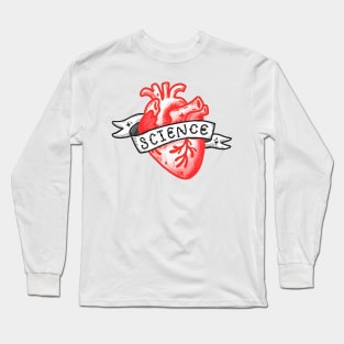 Science Heart. I love science. Long Sleeve T-Shirt